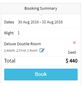 Easy to use booking flow